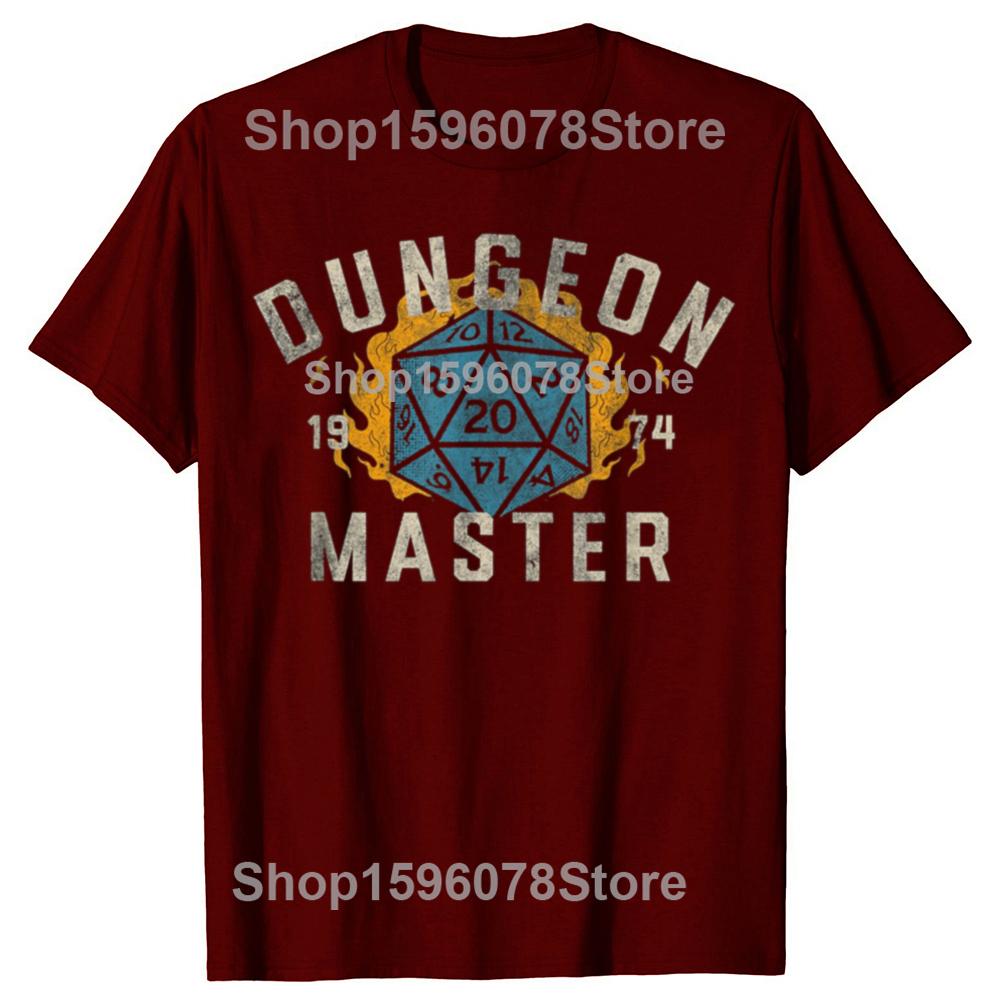Vtipná grafická trička Dungeons & Dragons Dungeon Master Pánská Dámská Humor Streetwear Tričko Krátký Rukáv Unisex Volné Oblečení