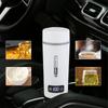 Coffee Mug 12V/24V Stainless Steel 450ML Car Heating Cup Electric Kettle Water Warmer Bottle With 4 Temperature Settings