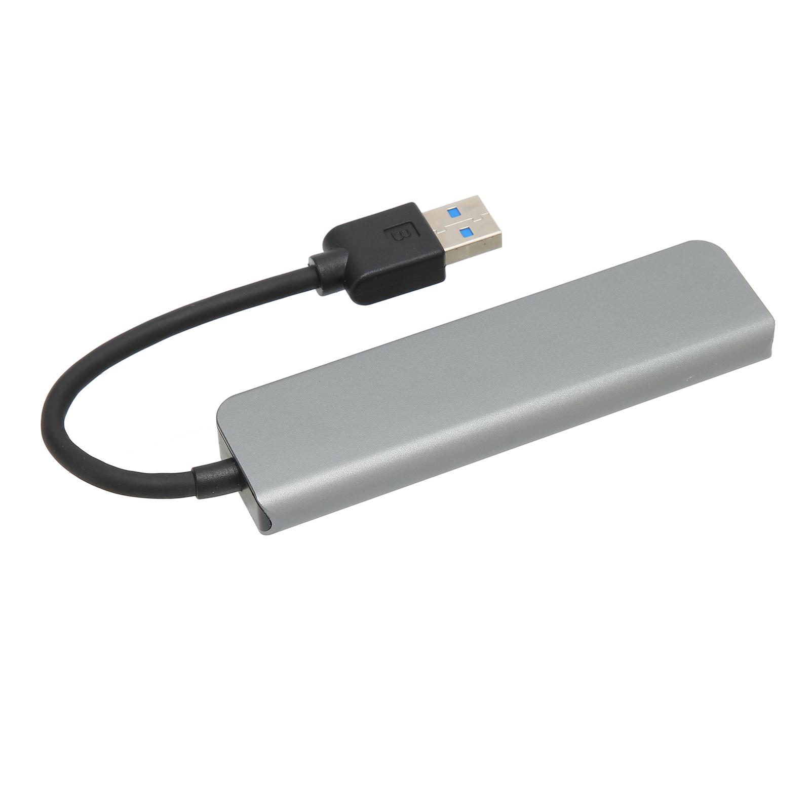 5 in 1 USB Hub 5Gbps 3 USB Ports USB Docking Station with TF Storage Card Reader for PC Printer Laptops USB Flash Drives