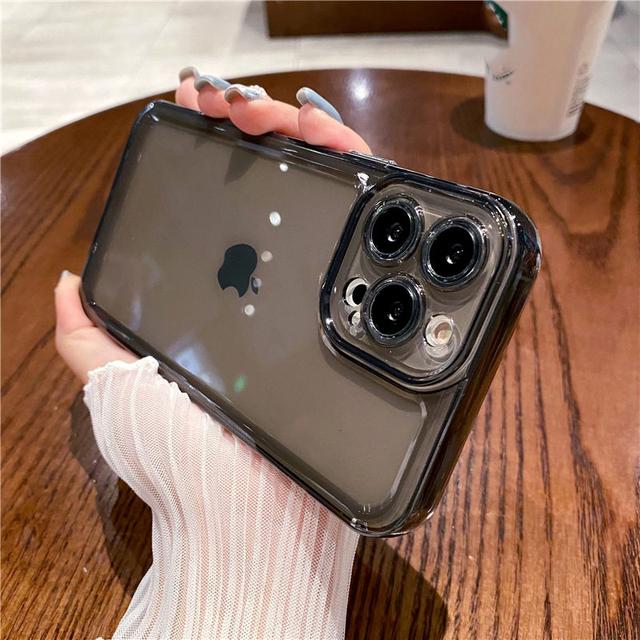 Camera Protection Transparent Soft Phone Case For Iphone 13 12 11 Pro Max X Xs Max Xr 7 8 Plus Se Clear Shockproof Bumper Cover
