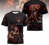 Popular Rock Band Slayer T-shirts 3D Print Men Women Casual Short Sleeve Round Neck T Shirt Oversized Tees Tops Unisex Clothing