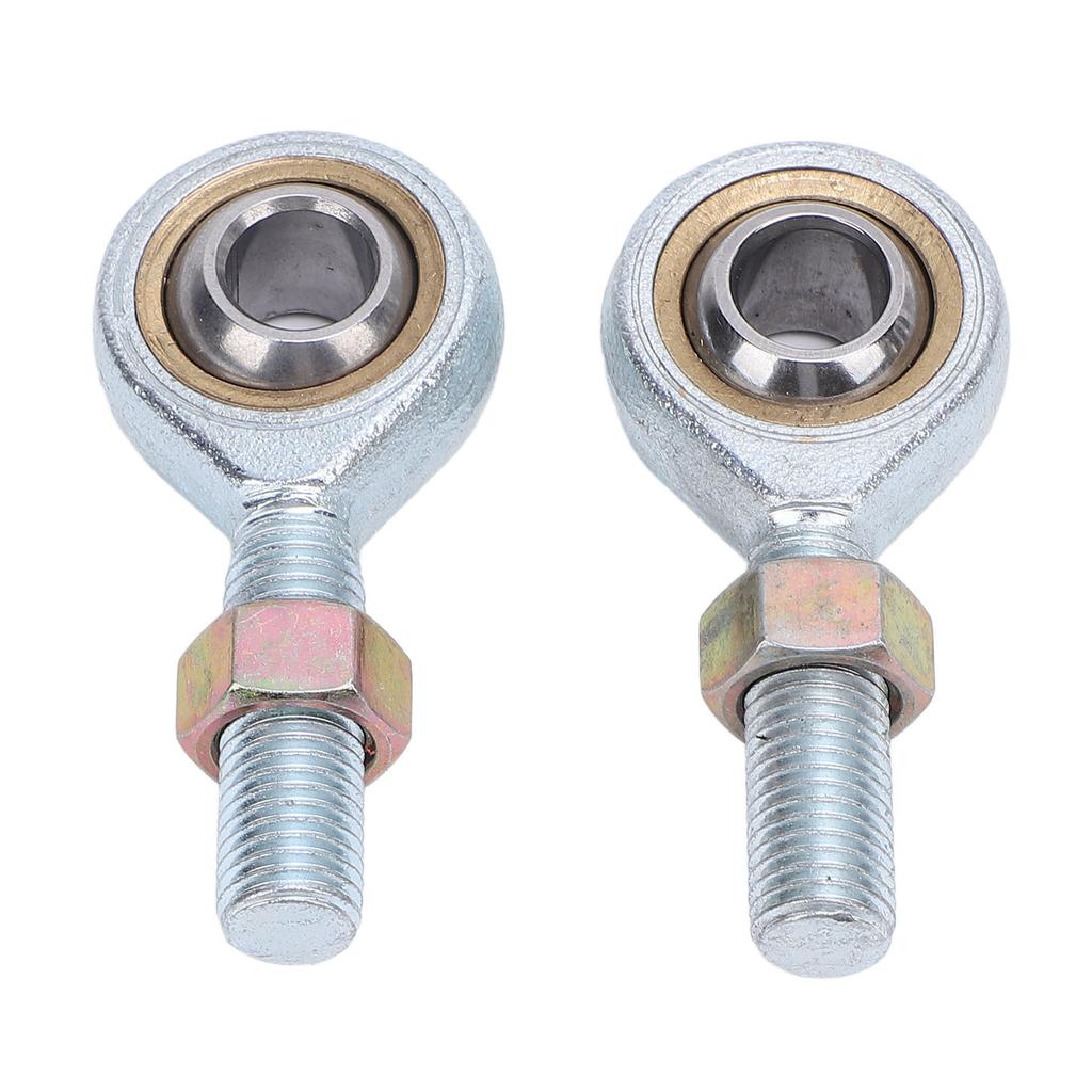 2Pcs M10 Tie Rod End Ball Joint Bearing Steel Alloy Smoother Steering Enhanced Handling for ATV