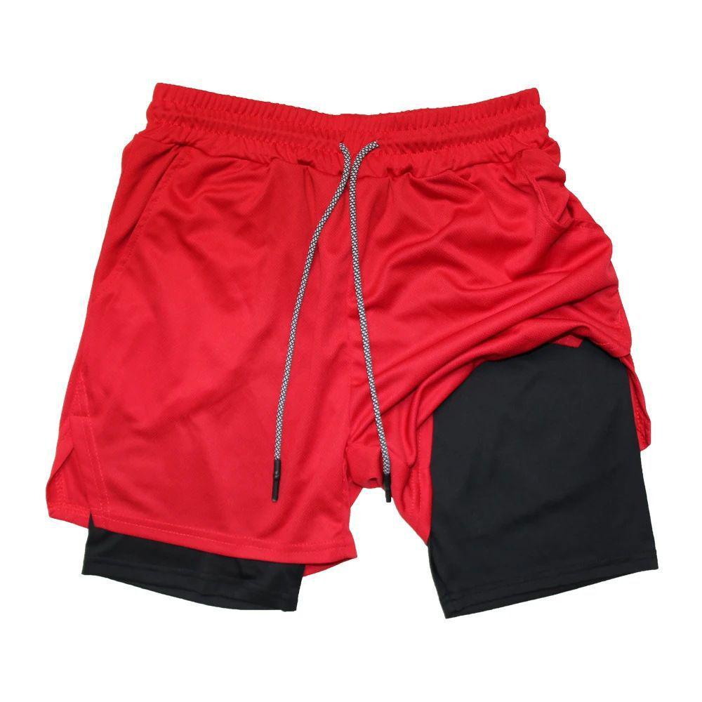 2026 European Fashion Men's and Women's Anti-Exposure Double-Layer Quick-Dry Shorts