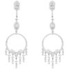 Fashion Tassels Crystal Drop Earring for Women 100%  Sterling Silver Needle Earrings Party Wedding Ear Piercing  Gifts