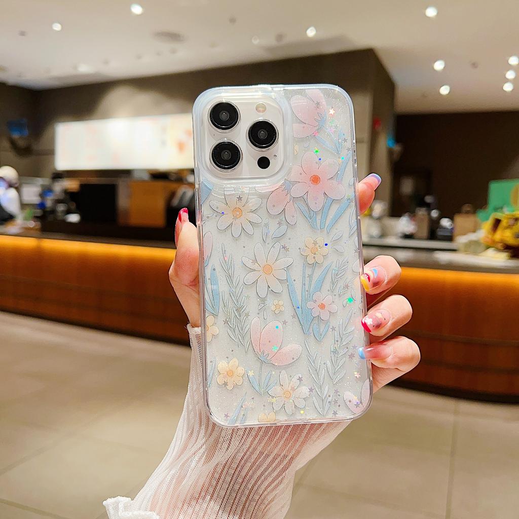 Fresh and Small Floral Mobile Phone Case for Apple IPhone16ProMax/15Plus/14/13XR/12mini