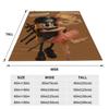 Ballerina Cappuccina Cappuccino Italian Brainrot Plush Blanket Students  Flannel Throw Blanket For Couch Chair Soft Bedspread