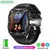 SACOSDING Men Smart Watch Military Healthy Monitor AI Voice Bluetooth Call Fitness Waterproof Sports Smartwatch for IOS Android Phone 2025
