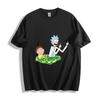 Rick and Morty Slime Duo T-Shirt - Sci-Fi Cartoon Funny Design Unisex Tee