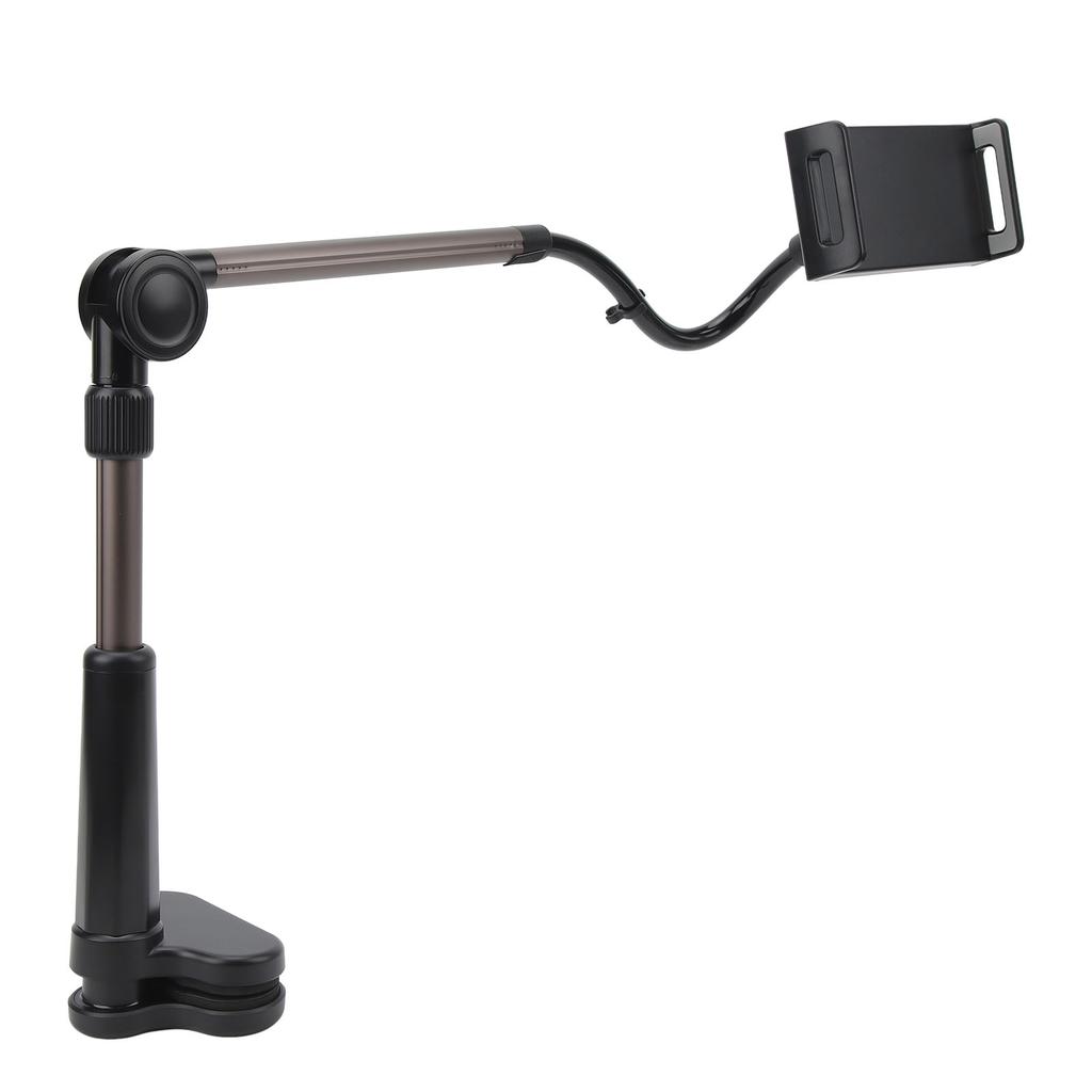 Tablet Clamp Holder Desk Mount Stable Flexible 360 Degree Rotation Universal Phone Clamp Bracket