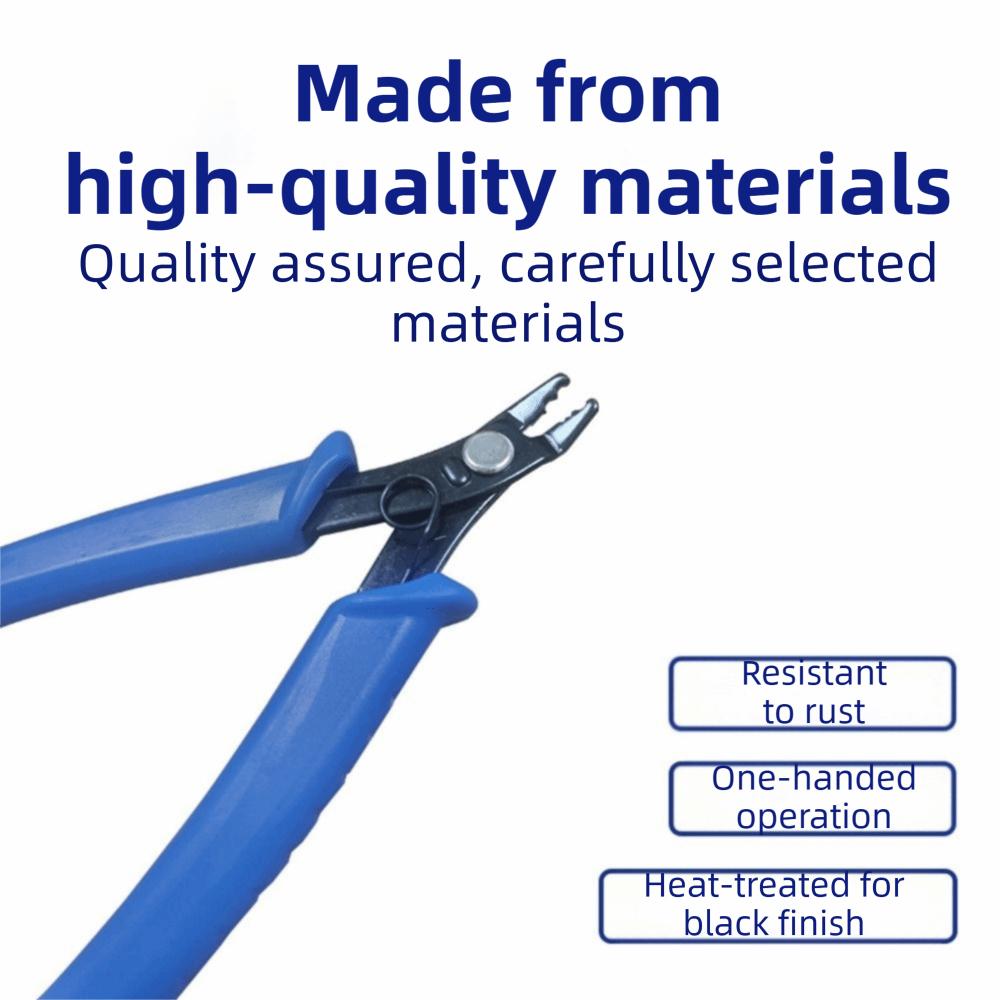 Crimping Function Split Ring Pliers Opening/Closing Flush Cut Jump Ring Pliers One-handed Operation Steel Cutting pliers