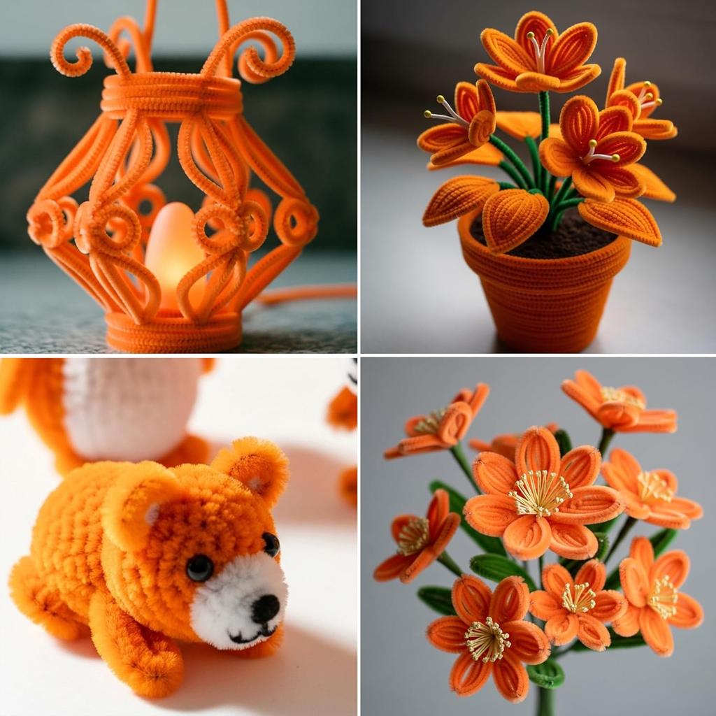 100/200/300 Pieces  Pipe Cleaners Chenille Stem, Pastel Candy Color Pipe Cleaners Set for Pipe Cleaners DIY Arts Crafts