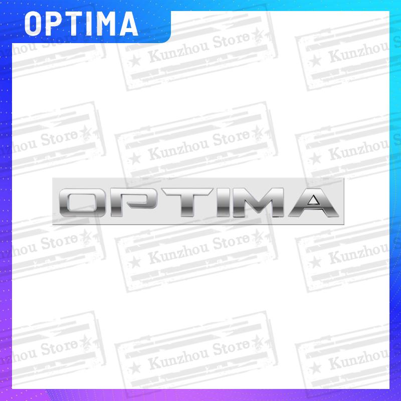 1PCS Metal For Optima K5 GT Line Logo Emblem Car Rear Trunk Sticker Body Sign Badge Letter Decoration Styling Accessories
