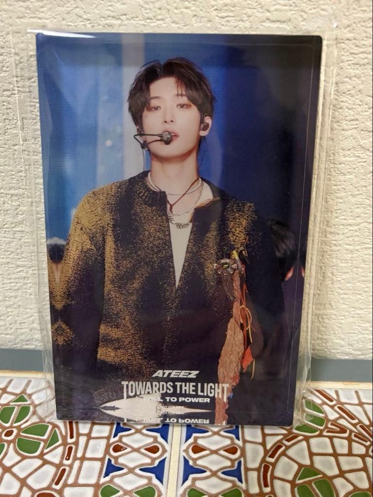[USED] ATEEZ TOWARDS THE LIGHT Acrylic Block Mingi Achie