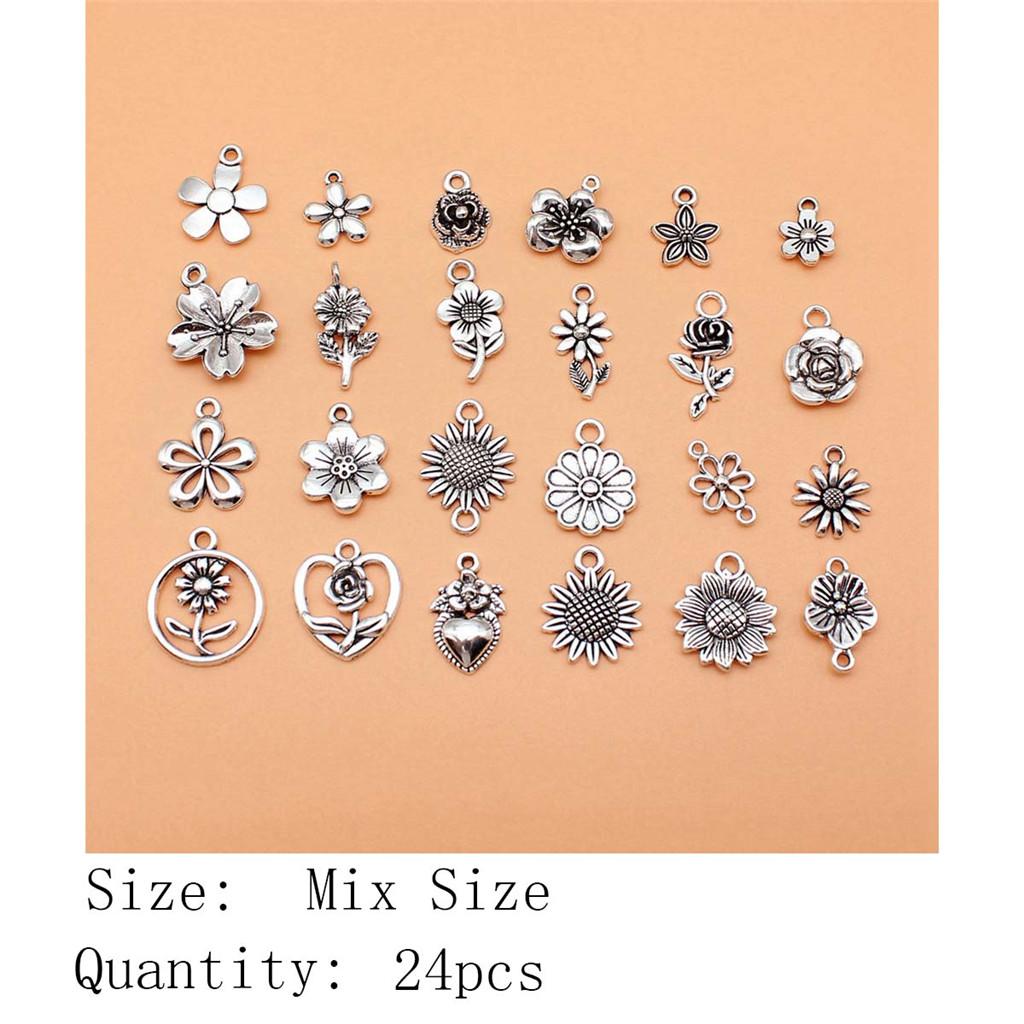 Wedding Anniversary Charms For Junk Cases Plant Mixed Set Charms Pendant Cheap Cute Stuff Bag Pendant