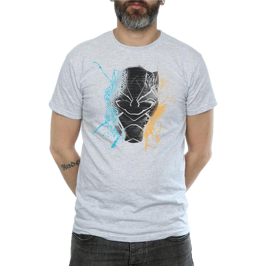 Marvel Mens Black Panther Splash T-Shirt