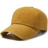 Processed Pure Color Washed Baseball Cap for Men and Women, Same Style Fashioneasiest for Match Small Single Processing Large Head Circumference