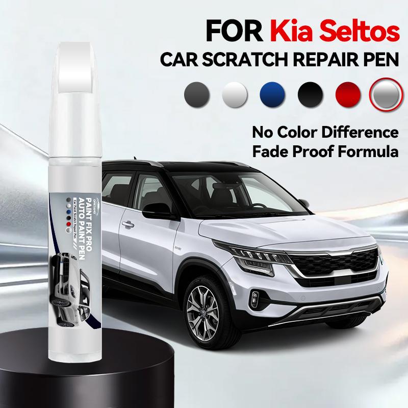 

Vehicle for Exclusive Use For Kia Seltos 1990-2026 Paint Repair Pen Touch Up Scratch Remover DIY Auto Accessories Black White Si срібний