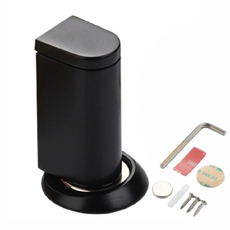 Floor Mounted Door Stop Anticollision Magnetic Door Stoppers Adjustable Bedroom Door Stop Wall Protector Door Accessories