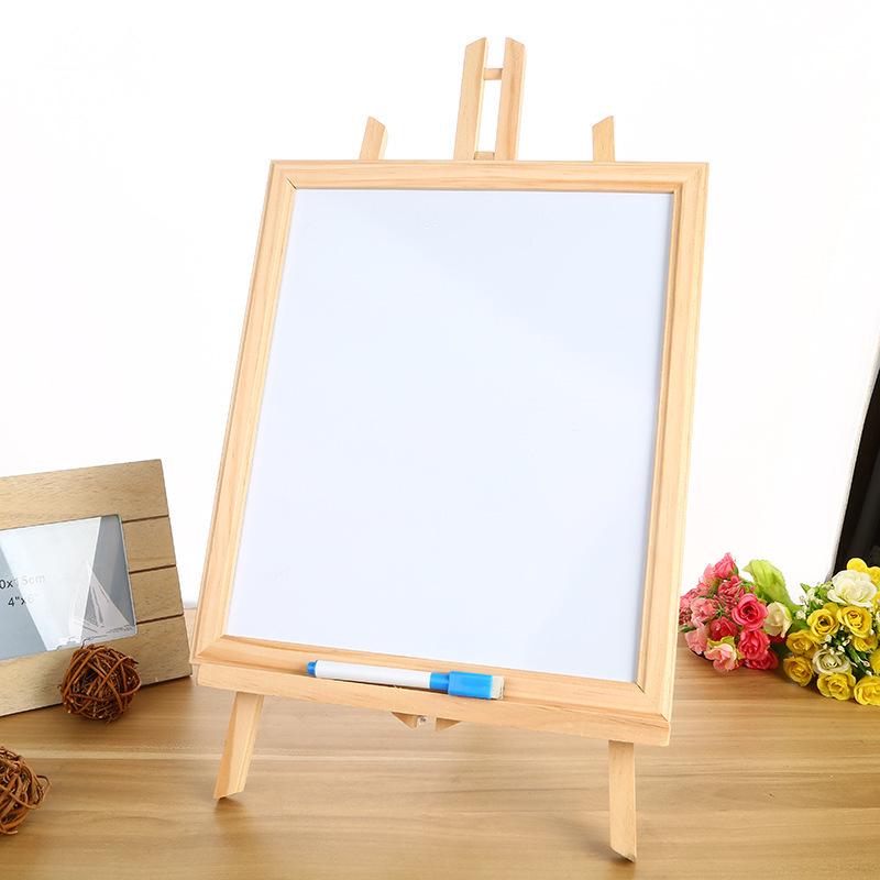 Wooden Children's Double-Sided Magnetic Easel Drawing Board