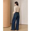 IEF Retro Slim-Fit Wide-Leg Denim Trousers