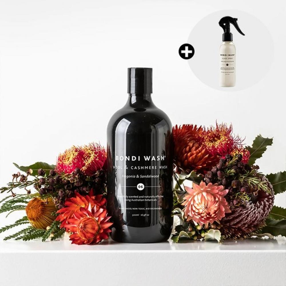 Bondi Wash Wool Cashmere Wash Fragonia Sandalwood 500ml Single option