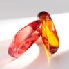 Boho Brown Irregular Acrylic Resin Chunky Bangles for Women on Hand Goth Geometric Charm Bracelets Couple Jewelry Gift
