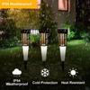 4PCS Solar Outdoor Light, Flashing Color Changing LED Solar Outdoor Light, Solar Garden Light For Walkway Garden Courtyard
