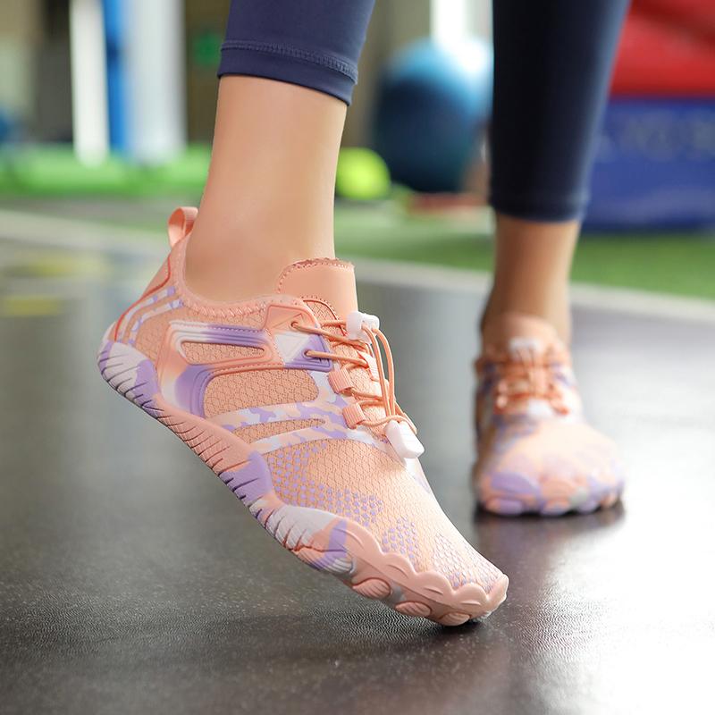 Barefoot sneakers indoor fitness shoes soft-soled yoga jumping exercise silent sneakers training squat shoes