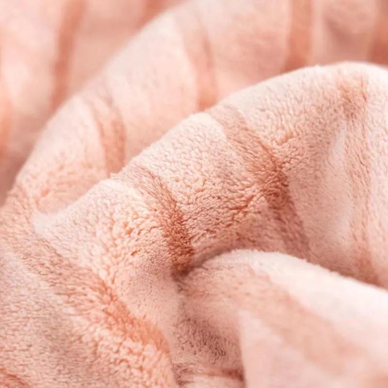 [Pack of 5] High-density coral fleece warp knitted towel plain color bar adult face towel face towel skin-friendly