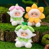 Trendy Flower Spirit Baby Plush Charm - Creative Vinyl Face Backpack Pendant & Birthday Gift