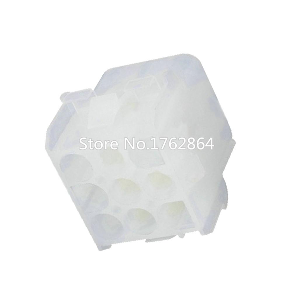 5 Sets 9 Pin White Plastic Parts Automotive Waterproof Connectors Harness Connector with Terminal Plug DJ3091-2.1-11/21