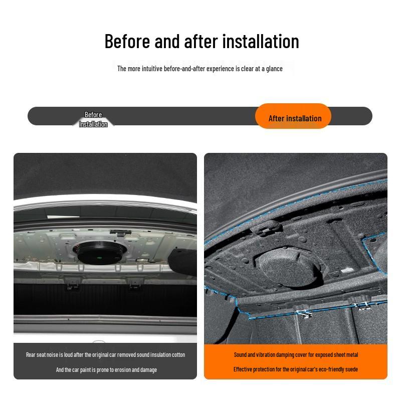 Sound Insulation Cotton for Xiaomi SU7 Trunk: Shock Absorption, Noise & Heat Reduction, Rear Trunk Top Modification Accessory