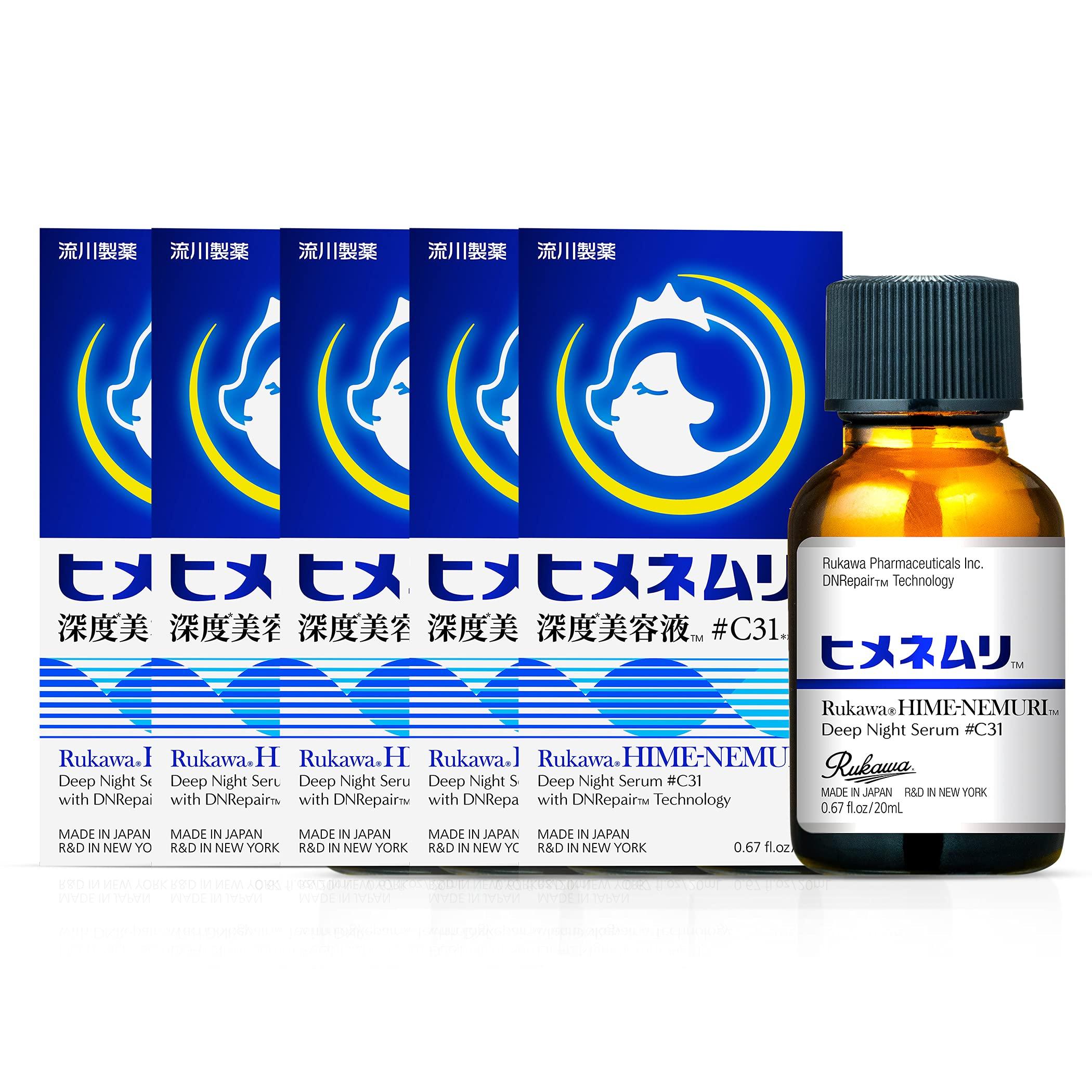 

of Rukawa Seiyaku Hymenemuri Human type ceramide undiluted beauty serum aging unisex C31 [Set 5] [Pores] [Night care] Paraben-free,