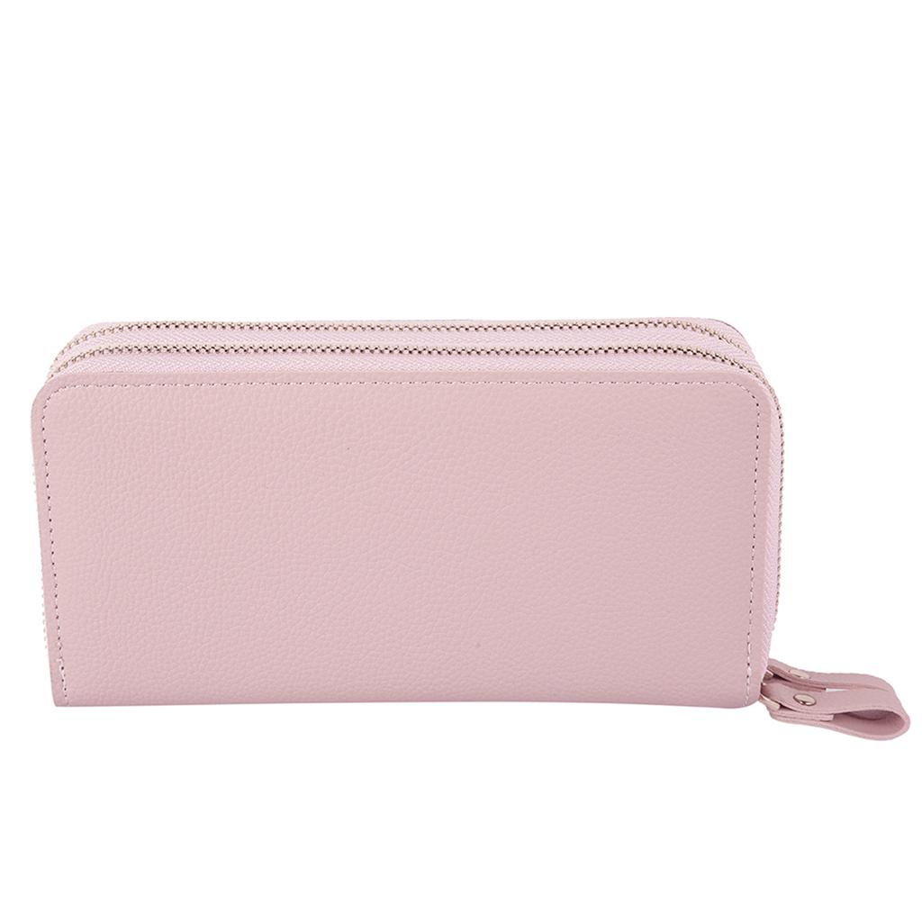 Damen Portemonnaie PU Leder Mode Portemonnaie Aus Leder Gefertigt Damen Große Kapazität Lange Geldbörsen Kartenhalter Tragbar Damen Münzbeutel