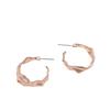 Korean version Korean personality irregular niche design earrings women's ins versatile light luxury stud earrings C-shaped earrings