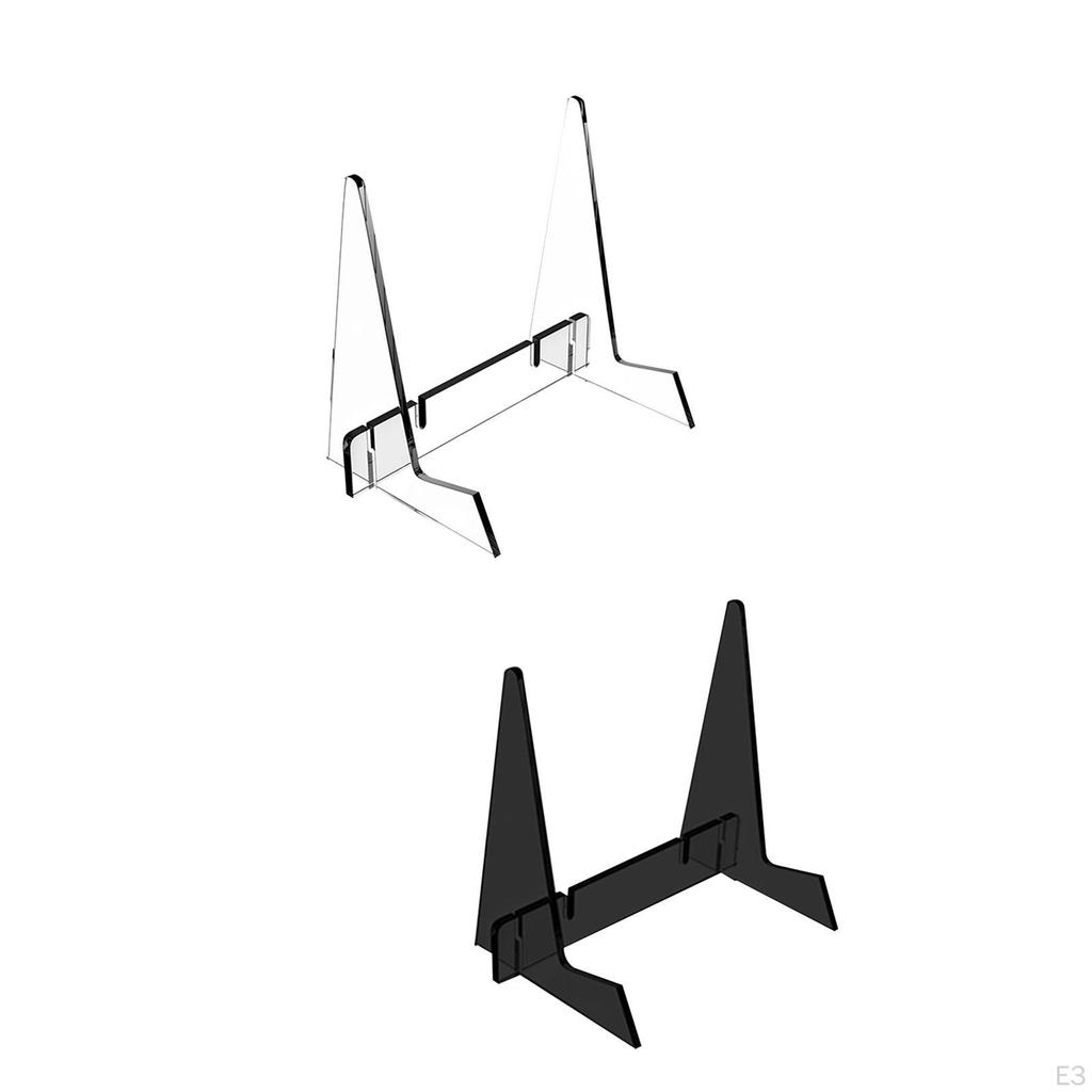 Acrylic Book Display Stand for and Cookbooks with Support