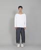Seinteukeulu Plain Boat Neck 16S Cotton Long Sleeve T-Shirt Pbl-890 White