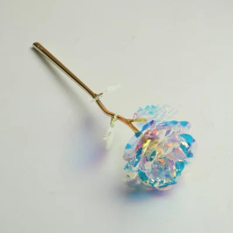 

Креативный подарок на День святого Валентина Роза из розового золота, покрытая 24-каратной фольгой, Живет вечно Любовь Свадебный декор Любимый Освещение Розы Креативный подарок