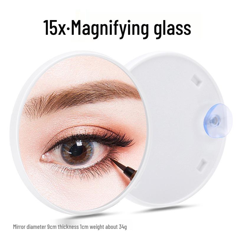 5X/10X HD Suction Bathroom Magnifying Makeup Mirror, Portable Single-Sided Beauty Tool