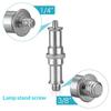 Stainless Steel Double Head Screw Adapter Anti-Oxidation Durable Thread Adapter for Camera Tripod Phone Holder Mount