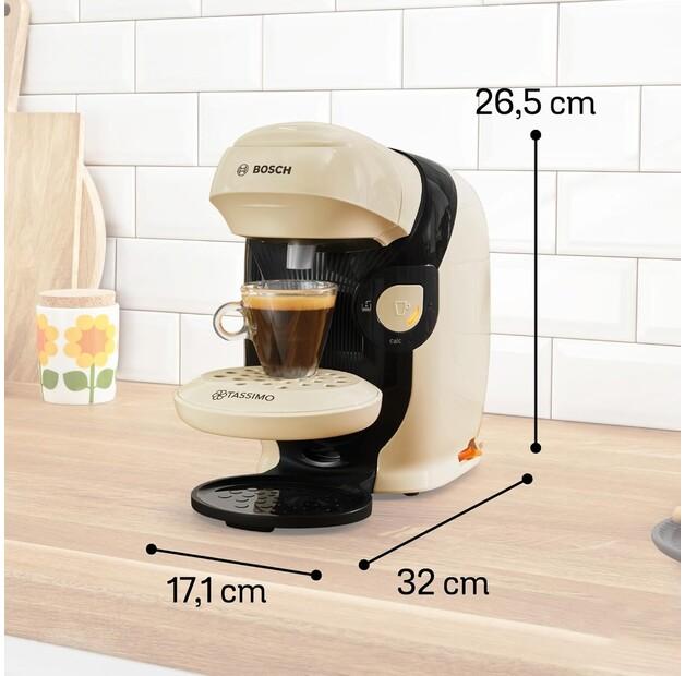 Капсульная кофемашина Bosch TAS117E Tassimo Style friendly cream