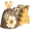 1 Roll/60pcs Tear-Free Large Roll Drawstring Garbage Bags, Household Thickened Portable Type, Extra Large & Extra Thick Plastic Bags