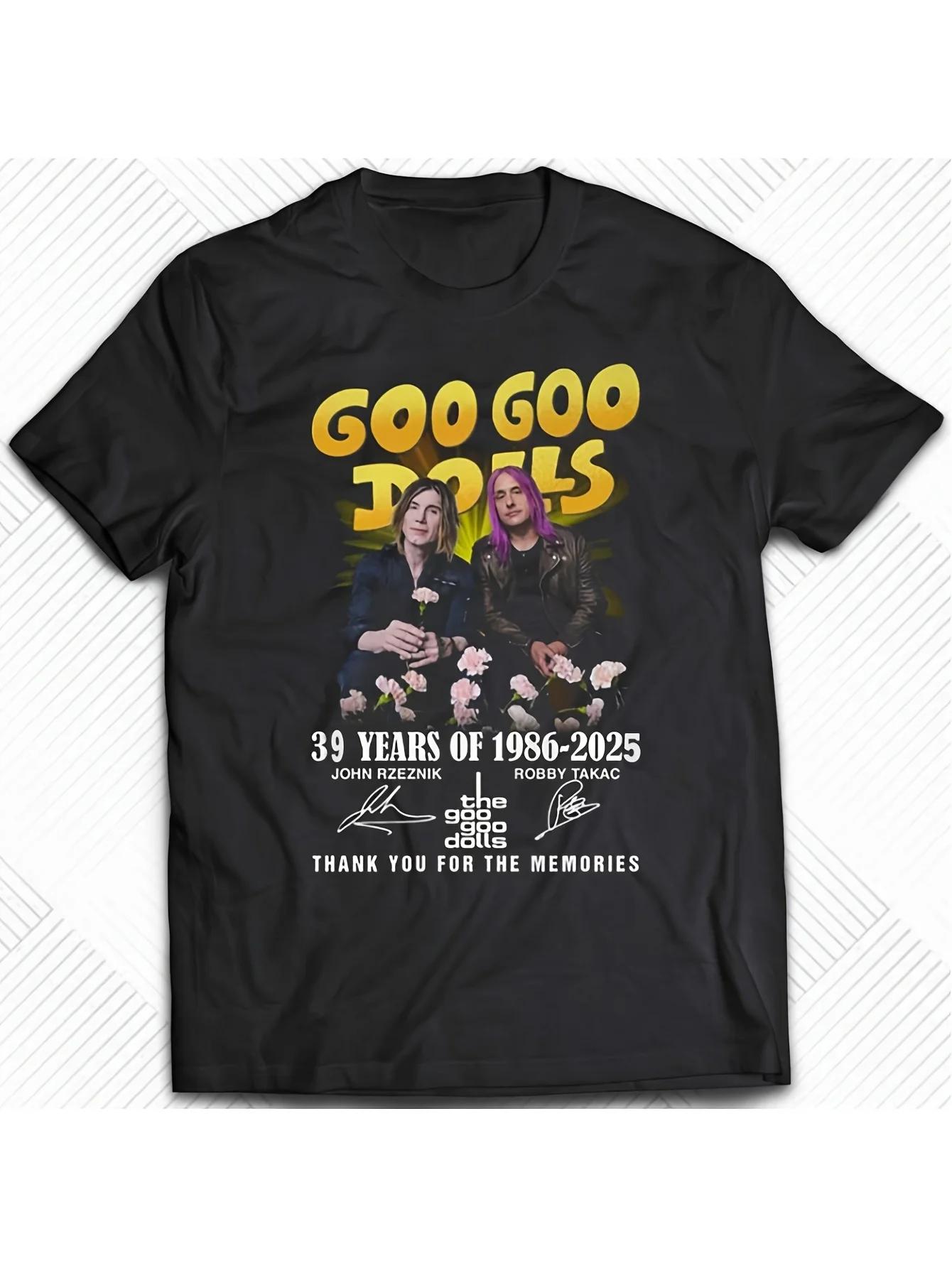 

Футболка в честь 39-го юбилейного концерта Goo Goo Dolls 1986-2025 Спасибо за воспоминания | Повседневная с принтом Мужская Choi... S разноцветный