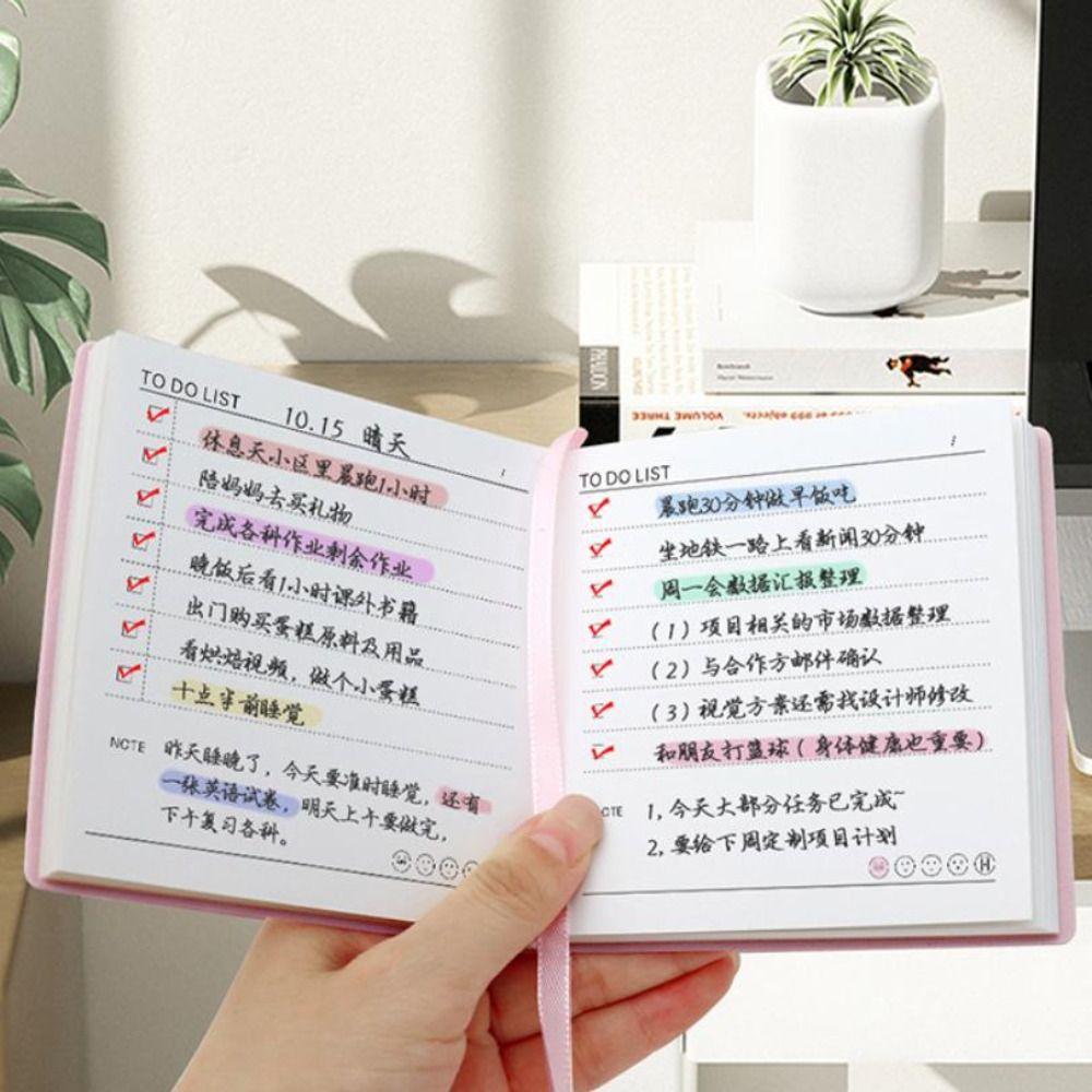 Time Management 365 Day Planner Portable Note-Taking Daily Planner Learning Schedule Schedule Plan Book School Office Supplies