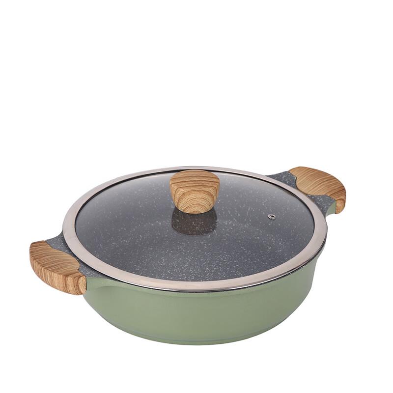 Wutuo 32cm Non-Stick Aluminum Double-Handle Multi-Cooker 32cm