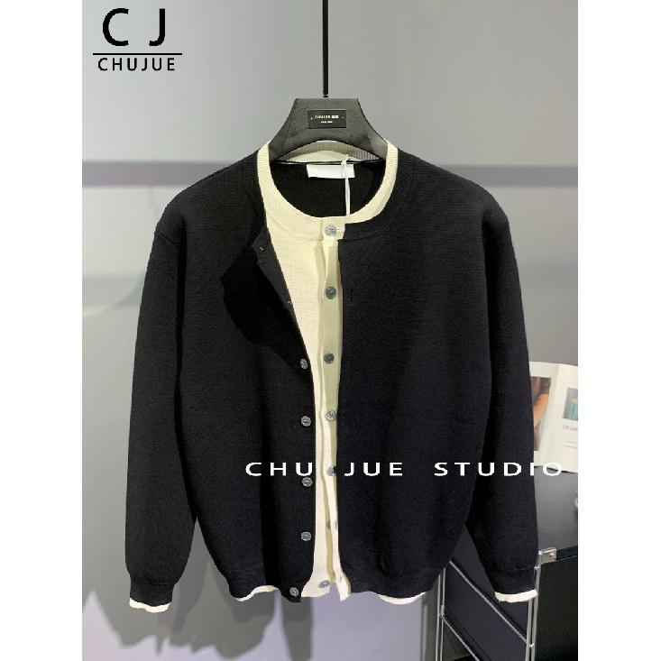 

Простой стиль осенний мужской вязаный кардиган для молодежи мужской корейский стиль универсальный осенне-зимний пара серый с отложным воротником свитер пальто 3XL чёрный