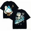 Vintage Washed Witch Hat Atelier Anime Fantasy Manga Seinen Japanese Manga Printed Cotton T-shirt Men Women Tee Summer Casual Fashion Streetwear