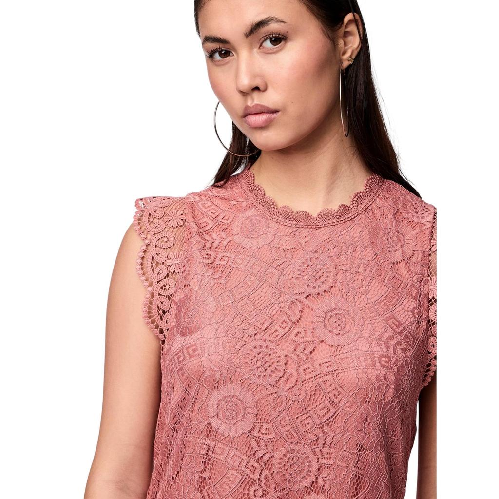 Pieces Womens/Ladies Olline Lace Casual Mini Dress