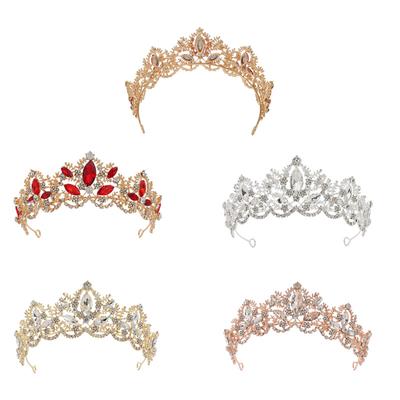 Retro Crown Bride Crown Wedding Baroque Queen Big Crown Wedding Dress Accessories Headdress
