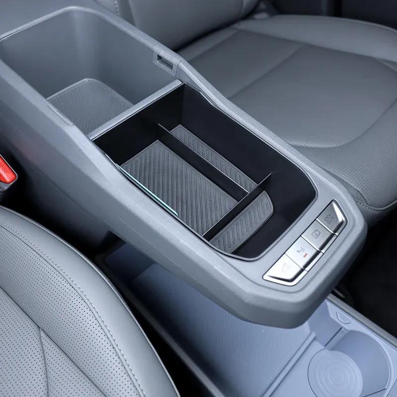 Car Interior Storage Front Armrest Box For Kia EV3 Central Console Armrest Front Storage Box Organizer Container Tray LHD RHD